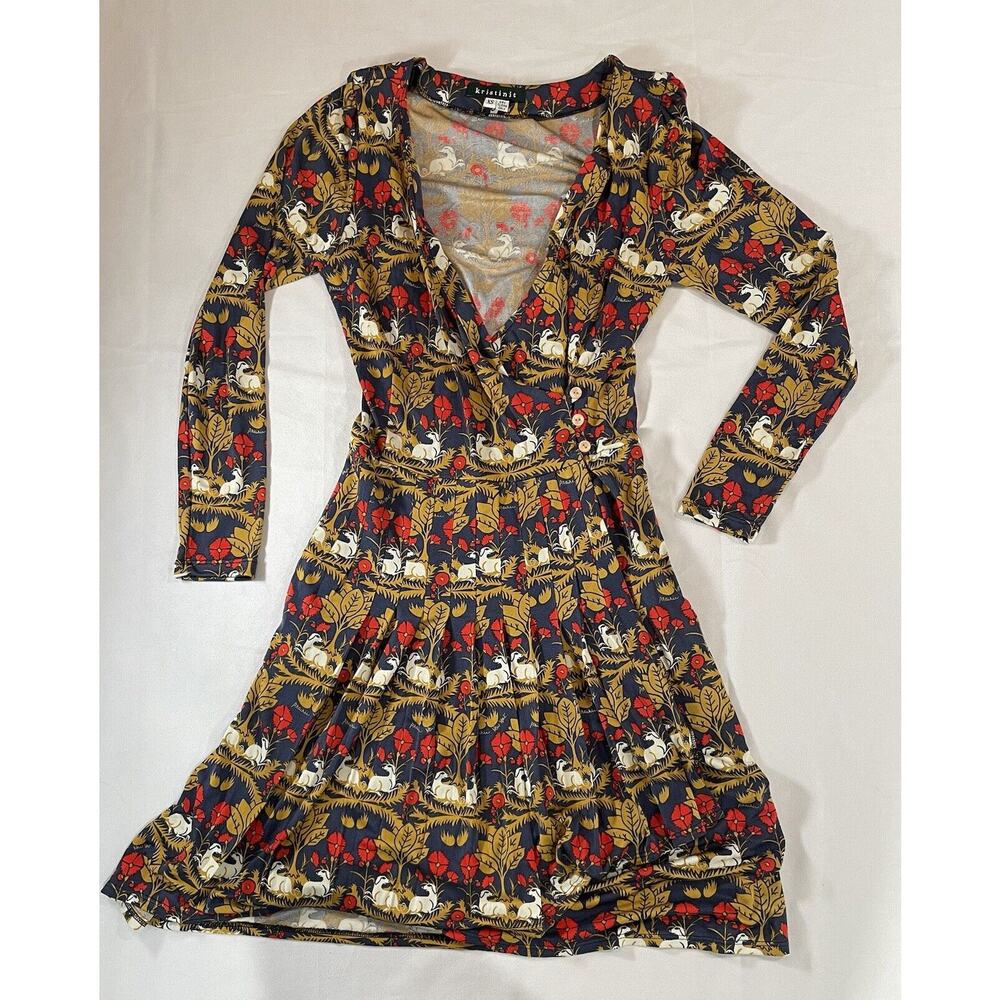 Anthropologie Kristinit Dress Xs Prairie Dog